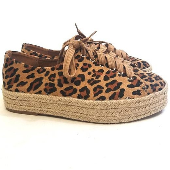 Leopard espadrille sneakers Clearance